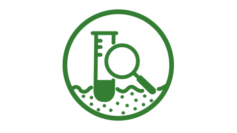 Das Bild zeigt ein Piktogramm zur Analytik.