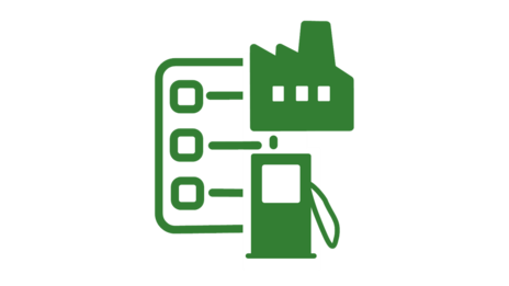 Das Bild zeigt ein Piktogramm zu branchenbezogenen Merkblättern.