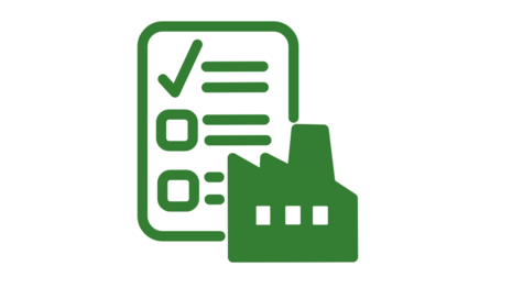 Das Bild zeigt ein Piktogramm zur Erfassung und Bewertung. SALKA.