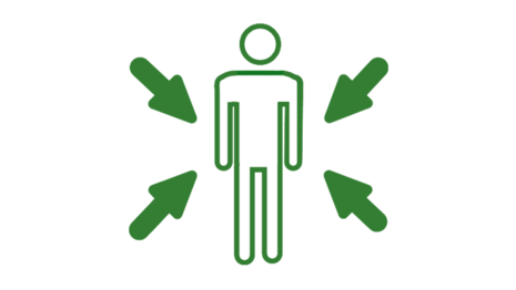 Das Bild zeigt ein Piktogramm zur Expositionsabschätzung.