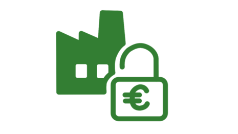 Das Bild zeigt ein Piktogramm zur Altlastenfreistellung.